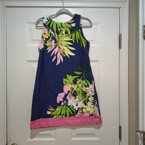 Taylor Tropical Shift Dress Size 8